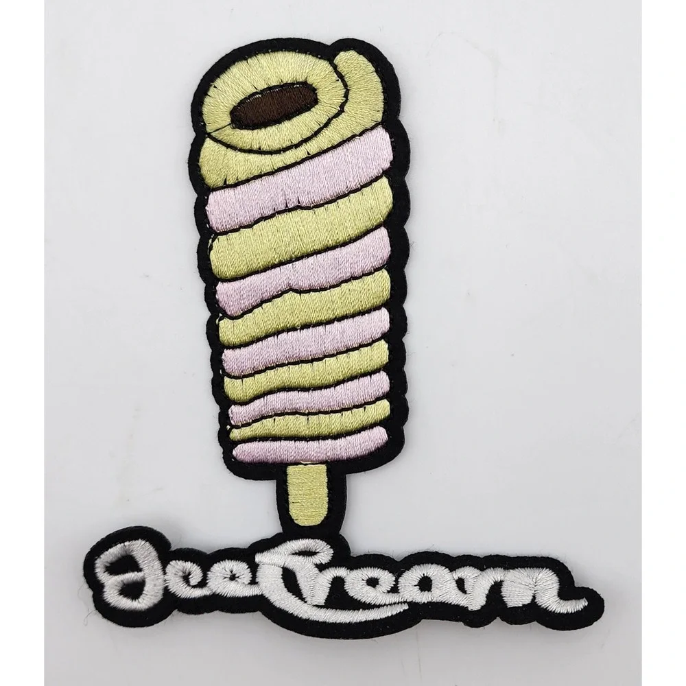 ICE CREAM EMBROIDERED PATCH‎
